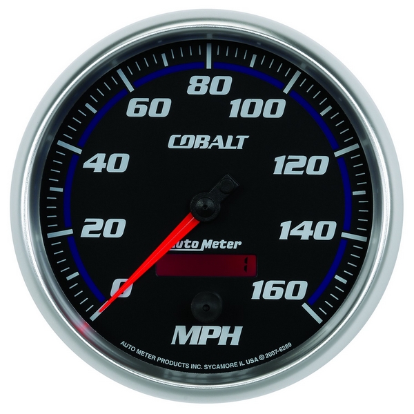 5" SPEEDOMETER, 0-160 MPH, COBALT